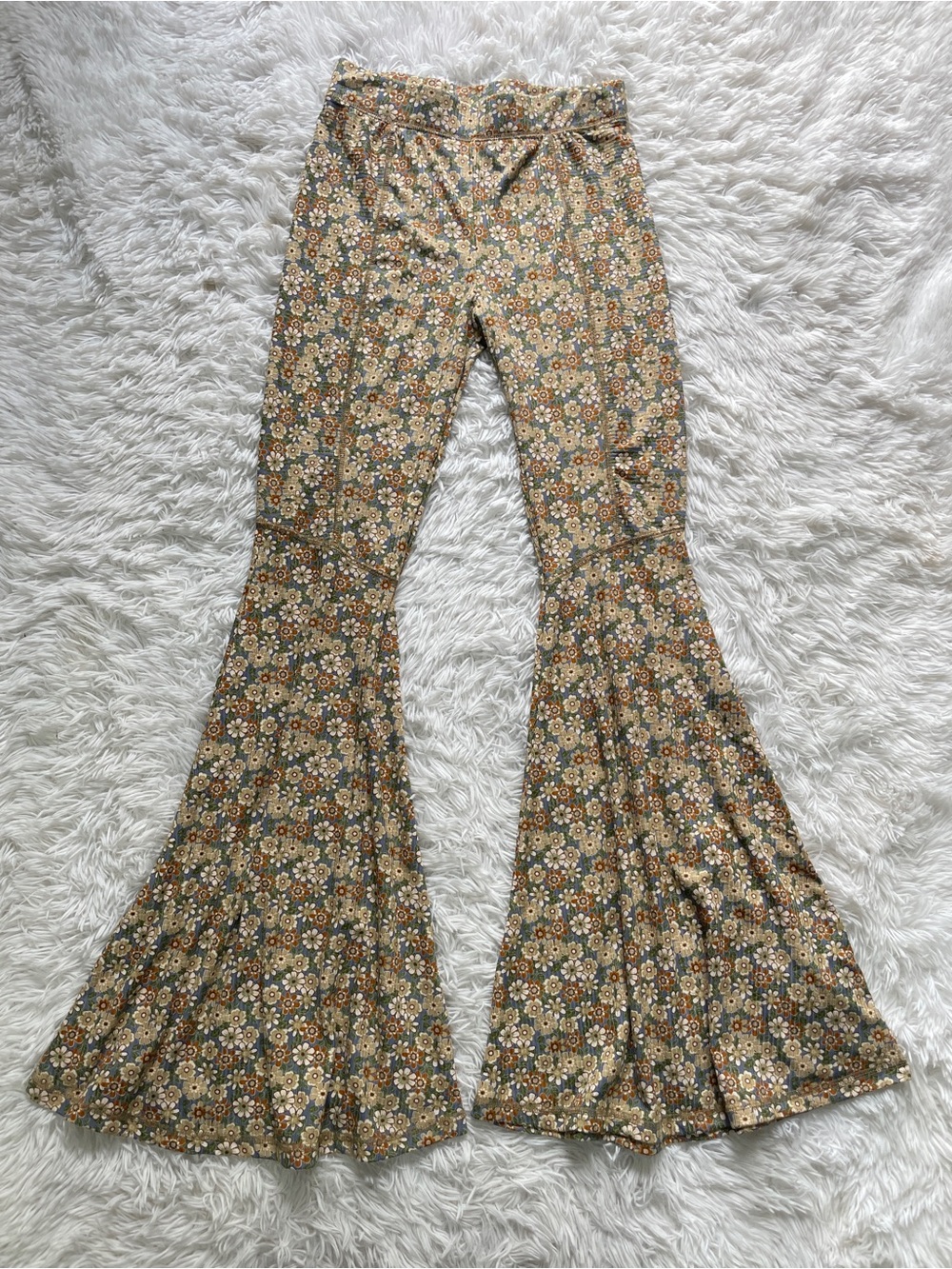 Three Bird Nest The Nest Dream in Flowers Boho Flare Pants